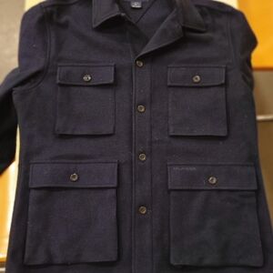 Tommy Hilfiger Blue Women's Pea Coat XL